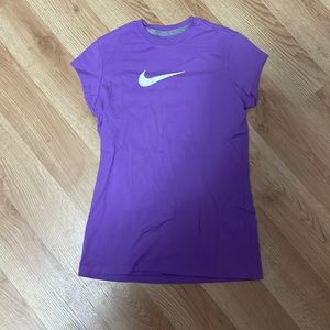 Purple/White Short Sleeve Tee